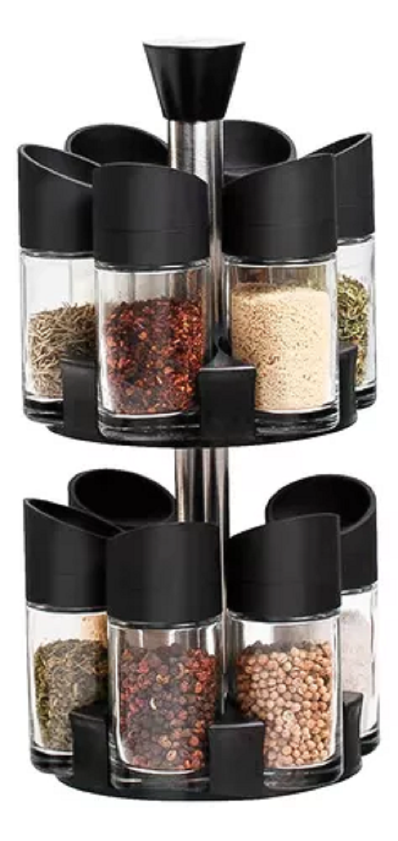 Condimenteros 2 Niveles Set 12 Envases